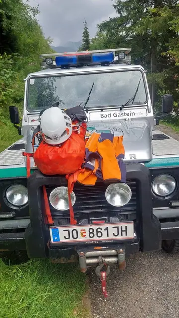 Das Einsatzfahrzeug der Bergrettung Bad Gastein. | Foto: Bergrettung Bad Gastein