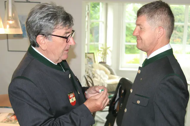 Als "Junger" steht Wolfgang Baier für die Zukunft im Kameradschaftsbund | Foto: Gerhard Langmann