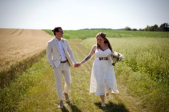 Eugenie Huber &amp; Georg Schneider haben geheiratet. | Foto: Andreas Pollak