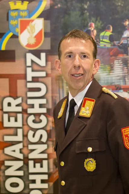 Bezirksfeuerwehrkommandant Alois Zaussinger. | Foto: Alexandra Goll