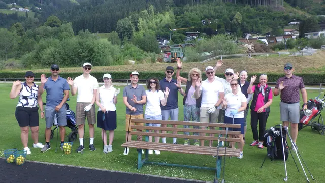 Nicht-Golfer beim Training | Foto: Lions Club Kaprun