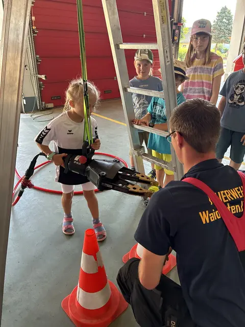 Üben mit der Bergeschere | Foto: FF Waidhofen/Thaya