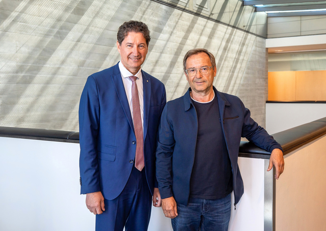 Harald Giesinger und Werner Böhler (rechts) | Foto: Sparkasse Bregenz