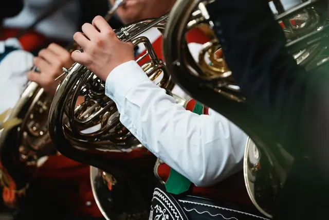 Junge Musiker aus Tirol, Südtirol und dem Trentino zeigen beim Euregio Jugendblasorchester ihr Können. | Foto: Amir Kaufmann