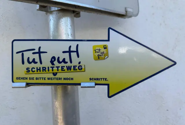 Hier lang! Hier geht's in Richtung Erholung. | Foto: Herbert Gschweidl