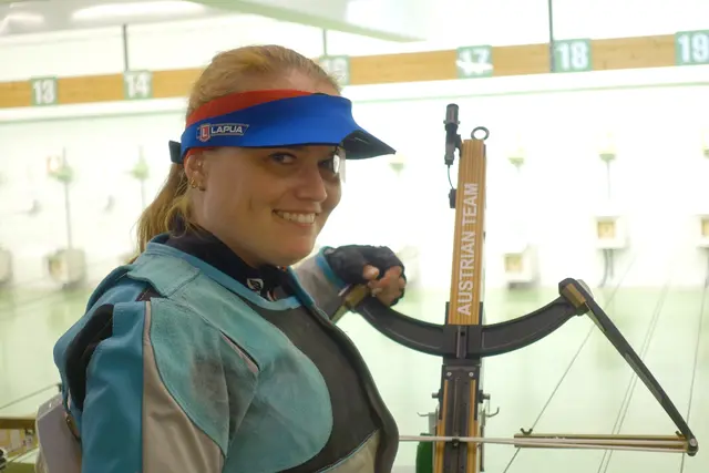 Katharina Hinterseer aus Roppen wurde Vize-Staatsmeisterin mit der 10m-Matcharmbrust
