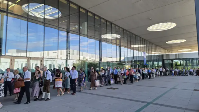 Täglich strömten rund 2500 Besucher in die Messehallte 21, bis zu 700 Teilnehmer waren per Live-Stream verbunden

Foto FMZ