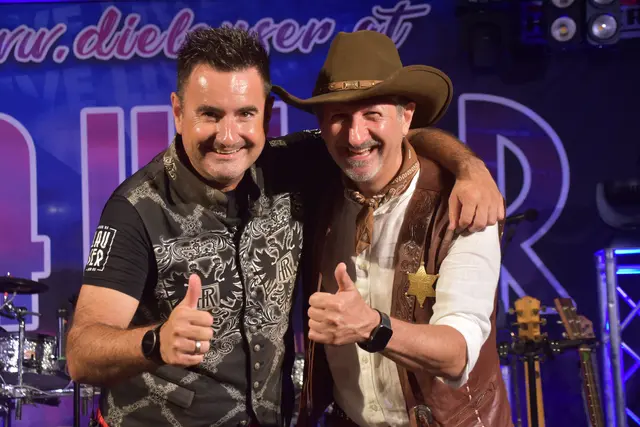 Andi "Oberlauser" Hinker und Sascha "The Sheriff" Wurglits | Foto: MeinBezirk/Michael Strini