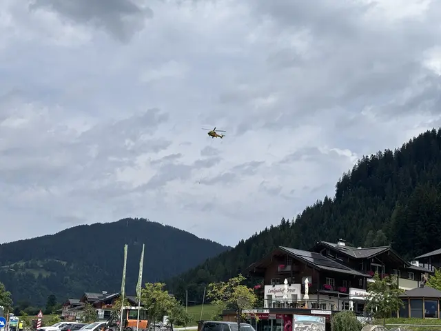 Der Landeanflug vom Heli zur Talstation. | Foto: meinbezirk