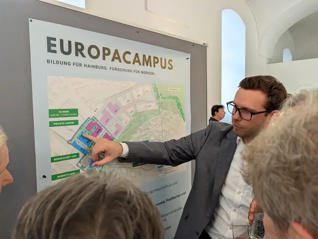 Menschen vor Plan