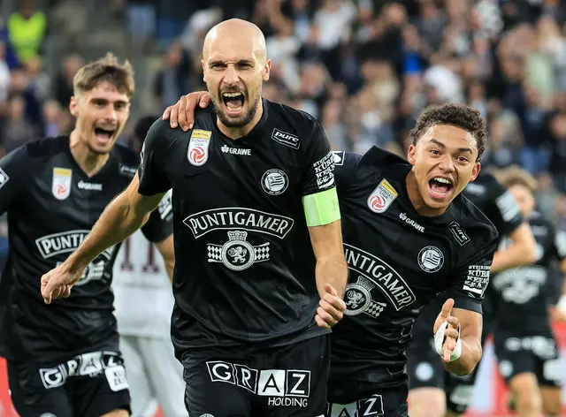 Kapitän Jon Gorenc-Stankovic sorgte per Kopf für die frühe Führung.  | Foto: GEPA Pictures