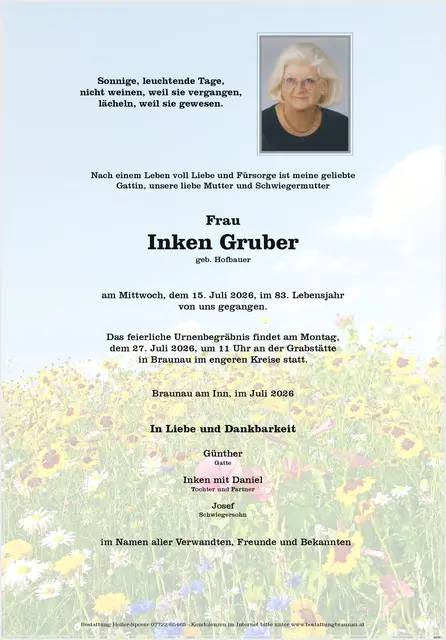 Inken Gruber | Foto: Bestatter