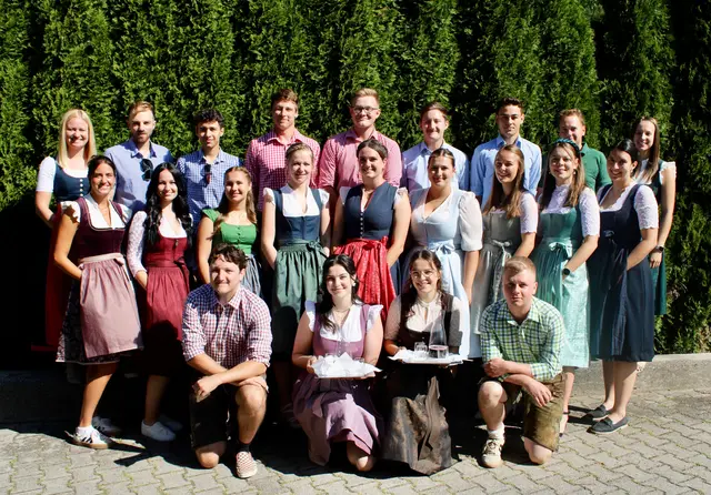 Die Zechburschen Simmerlach freuen sich jetzt schon auf ein Wiedersehen im nächsten Jahr. | Foto: Zechburschen Simmerlach