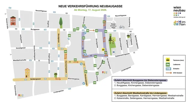 So wird der Verkehr ab Montag, 17. August, geregelt. | Foto: Kastner Design