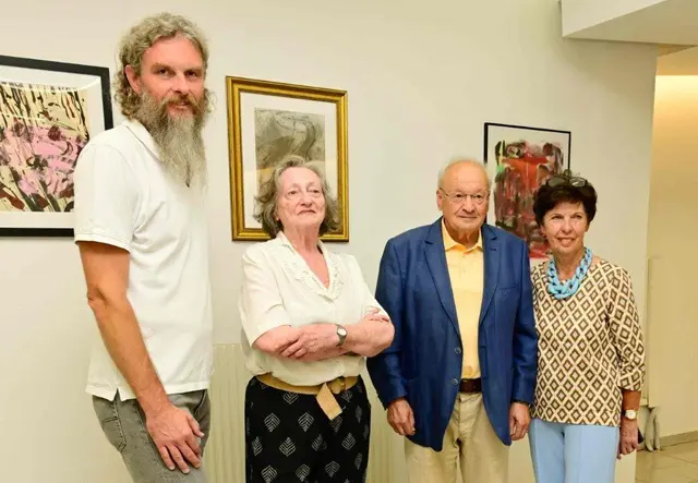 V.l.: Markus Gaugl, Angelika Grübl, Wilhelm Holzer, Traude Payer | Foto: Johann Zugschwert