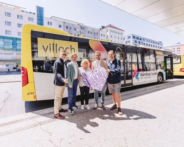 Villacher Kirchtagsherz checken und gratis an- und abreisen. | Foto: Marta Gillner