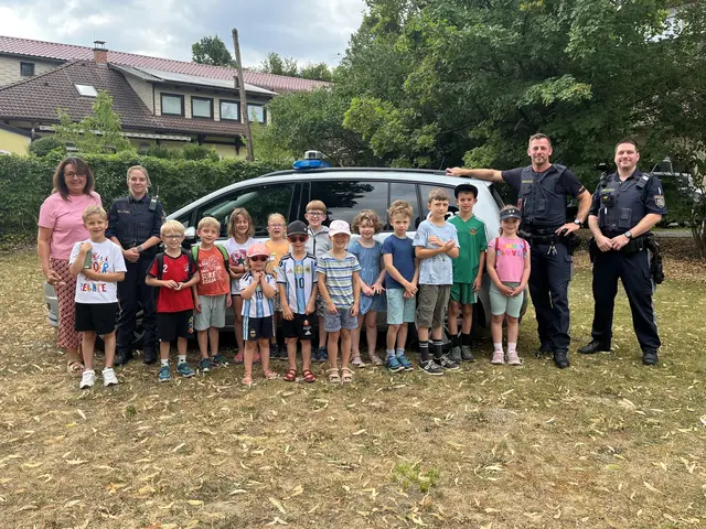 Di Kinder zu Gast bei der Polizei,  | Foto: Stadtgemeinde Neulengbach