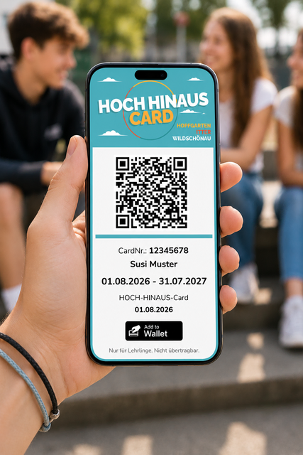 Die Hoch-Hinaus-Card ist heuer erstmals in einer digitalen Variante erhältlich. | Foto: Standortmarketing Hohe Salve-Wildschönau