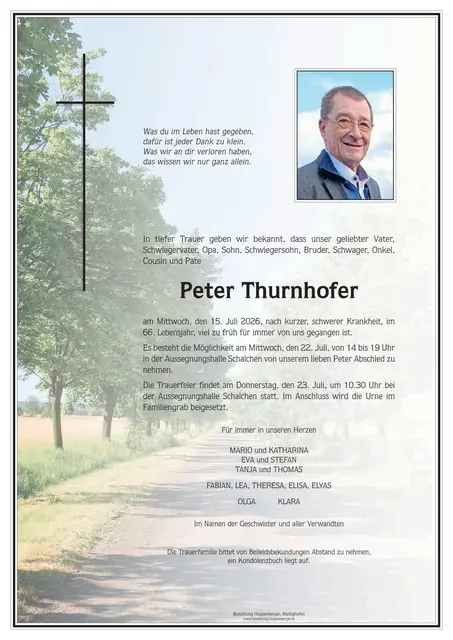 Peter Thurnhofer | Foto: Bestatter