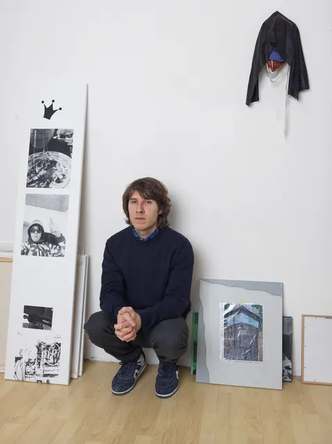 Der Klosterneuburger Künstler Marcus Wagner (29) stellte in der Ein-Bild-Galerie in Kritzendorf aus. | Foto: Marcus Wagner