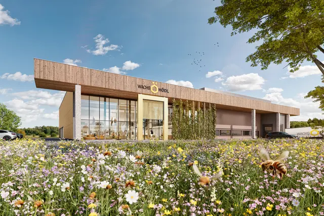 So wird die neue Produktionsstätte für Wachs Hödl aussehen. | Foto: Architekturbüro Paugger