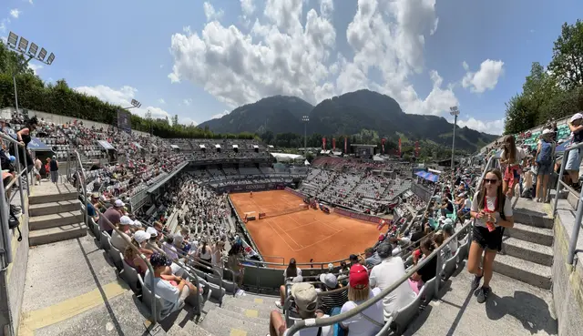 Internationales Tennis in Kitzbühel. | Foto: Klaus Kogler