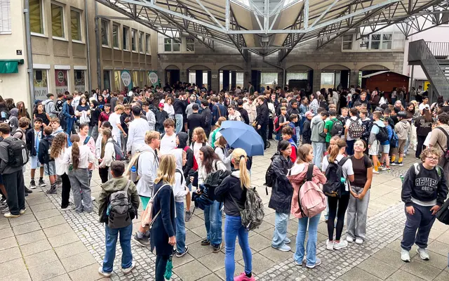 Mehr als 600 Schüler machten sich auf Schnitzeljagd durch Traun. | Foto: Stadtmarketing Traun