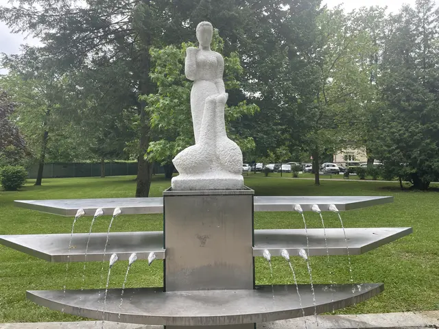 Treffpunkt für den zweiten Teil des historischen Stadtspaziergangs in Leibnitz ist vor dem Marenzi-Brunnen in Leibnitz. | Foto: MeinBezirk/Waltraud Fischer