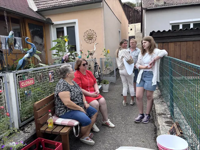 Die Anrainer pflegen ihre Gemeinschaft das ganze Jahr über. | Foto: Alexandra Goll