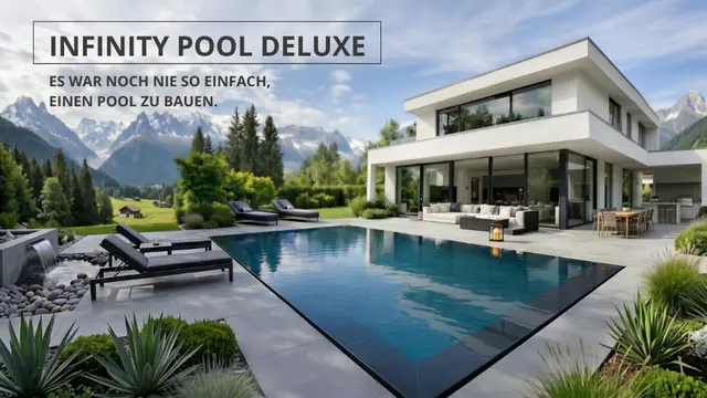 So baut der Pooldoktor aus Linz einen Infinity Pool aus einer Hand – statt zig Gewerke.  | Foto: Pooldoktor