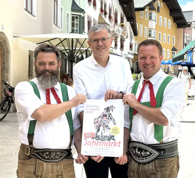 Obmann Michael Schwanninger, Bgm. Klaus Winkler, Organisator Georg Wurzenrainer. | Foto: Klaus Kogler