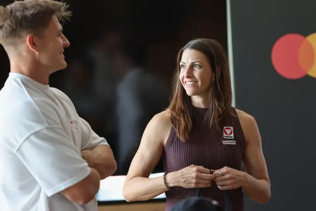 Kristian Huber und Janine Flock | Foto: GEPA pictures/Sporthilfe