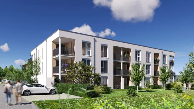 So wird das neue Gebäude in St. Marein bei Graz aussehen. | Foto: p-run studio