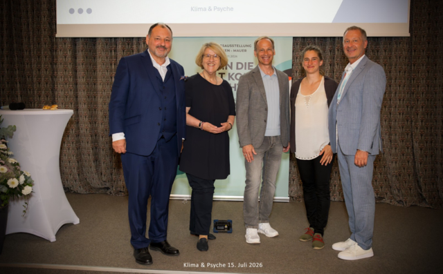 Ärztlicher Direktor LK Mauer Prim. Dr. Christian Korbel, Dr. Ruperta Lichtenecker, Mag.
Marcus Wadsak, DI Maria von Rochow, Pflegedirektor LK und PBZ Mauer Gerhard 
Leonhartsberger, MSc, MBA | Foto: LK Mauer/Karl Bachler