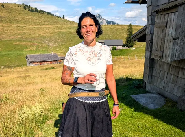 Die Schärdingerin Bernadette Gerauer ist Sennerin mit großer Leidenschaft. | Foto: Gruber