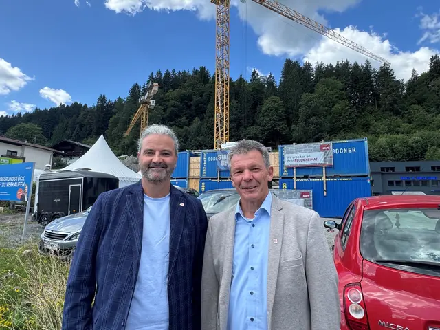 Markus Sint, Sepp Niedermoser. | Foto: Liste Fritz