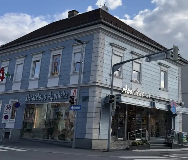 Die Paracelsus Apotheke in Weiz.  | Foto: MeinBezirk/Leonie Herrmann