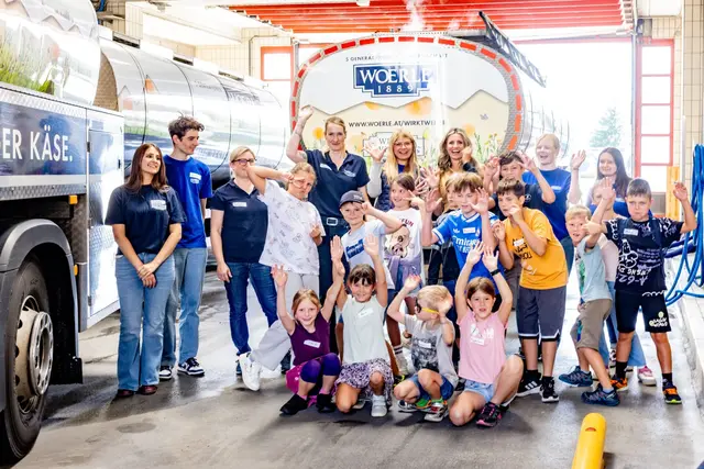 Die Kinder erfuhren beim Kinderferienprogramm in Henndorf woher die Lebensmittel kommen und welches Wissen und Handwerk dahinterstecken. | Foto: Woerle