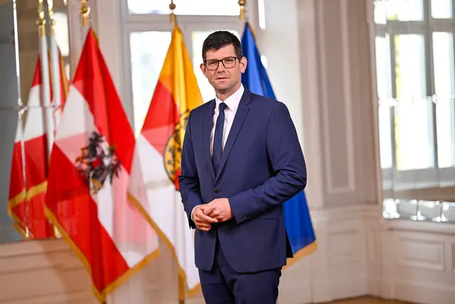 Landeshauptmann-Stellvertreter Martin Gruber (ÖVP): "Gerade im ländlichen Raum sind die Zustellkosten deutlich höher als in den Städten wie Wien." | Foto: LPD/Helge Bauer