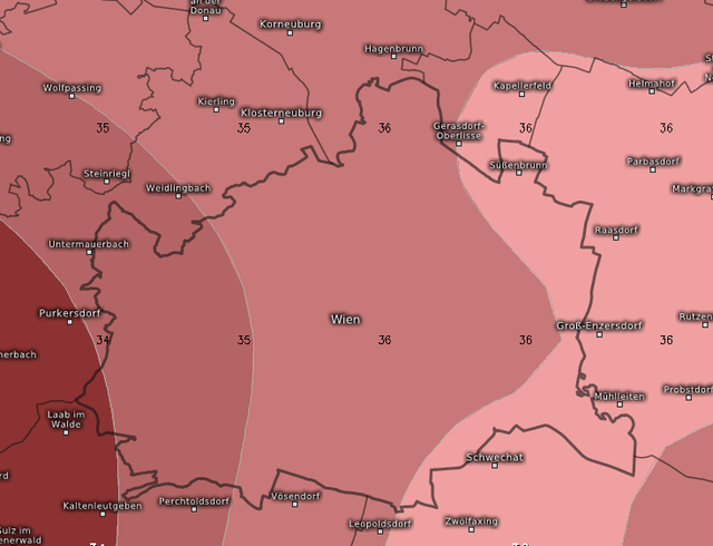 Geht des nach dem europäischen Langzeitvorhersagemodell "ECMWF", so gibt es bereits am 31. Juli Temperaturen weit über 30 Grad. | Foto: Kachelmannwetter.com