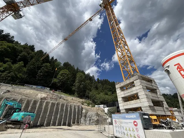 Baustelle für das Tenne-Personalhaus. | Foto: Klaus Kogler
