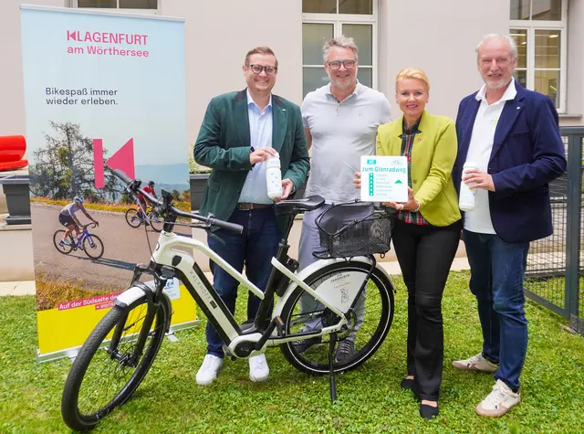 Julian Geier, Adi Kulterer, Sandra Wassermann und Helmuth Micheler. | Foto: Stadtkommunikation/Zechner