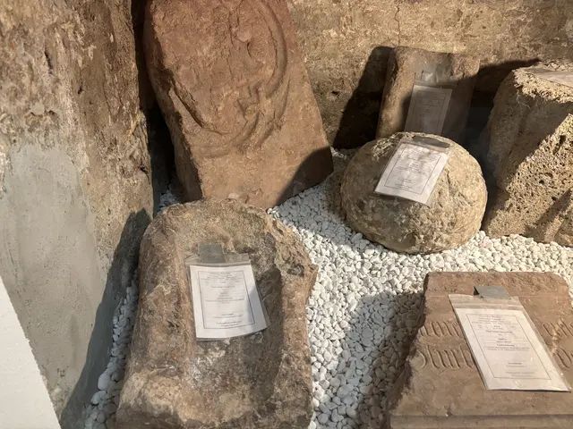 Historische Mauern: Bei den Umbauarbeiten freigelegte Baureste sind im Polizeizentrum als Zeitzeugen sichtbar erhalten. | Foto: MeinBezirk/Anja Kern