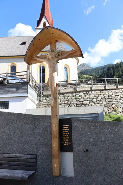 Die wirklich sehr gelungene Christus-Darstellung am Kappler Friedhof. | Foto: Thomas Seelos