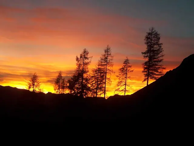 Beeindruckender Sonnenuntergang. | Foto: Christian Amtmann