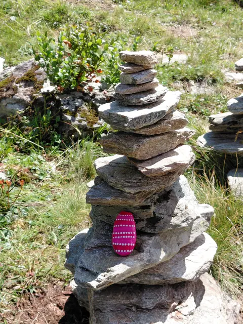 Einen  bunten Stein von mir habe ich abgelegt  | Foto: H.Bachinger