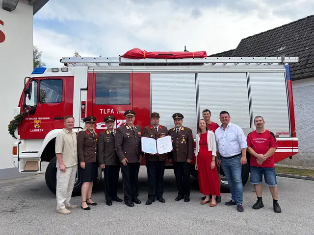 Mit einer feierlichen Fahrzeugsegnung stellte die Freiwillige Feuerwehr Langeck ihr modernisiertes Tanklöschfahrzeug TLF 2000 offiziell in den Dienst. | Foto: FF Lockenhaus
