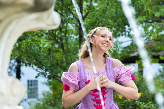 Schauspielerin Lena Prokop als Rapunzel
