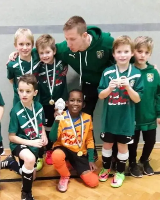 U8-Hallenturnier in Fladnitz an der Teichalm. Bester Torhüter des Turnieres: Nathan Simo. | Foto: Nathan Simo