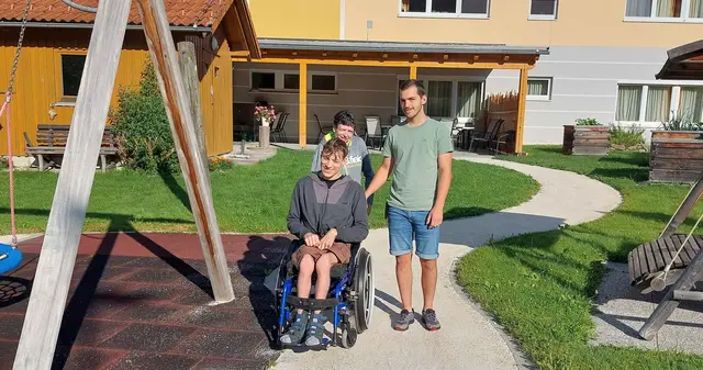 Nach der Sanierung steht der Rundweg bei der Lebenshilfe-Werkstätte Unterweißenbach wieder uneingeschränkt zur Verfügung. | Foto: Lebenshilfe OÖ